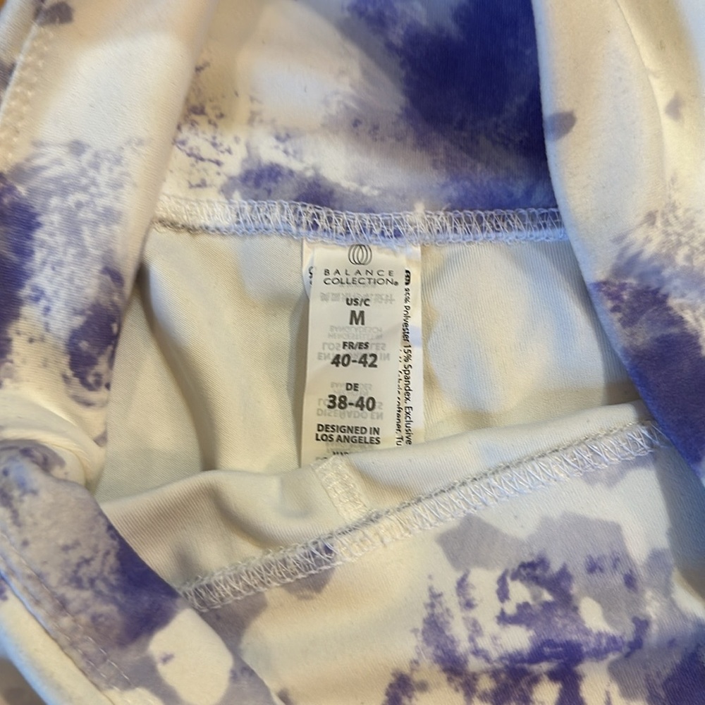 Balance Collection Purple and White Leggings - Picture 5 of 8